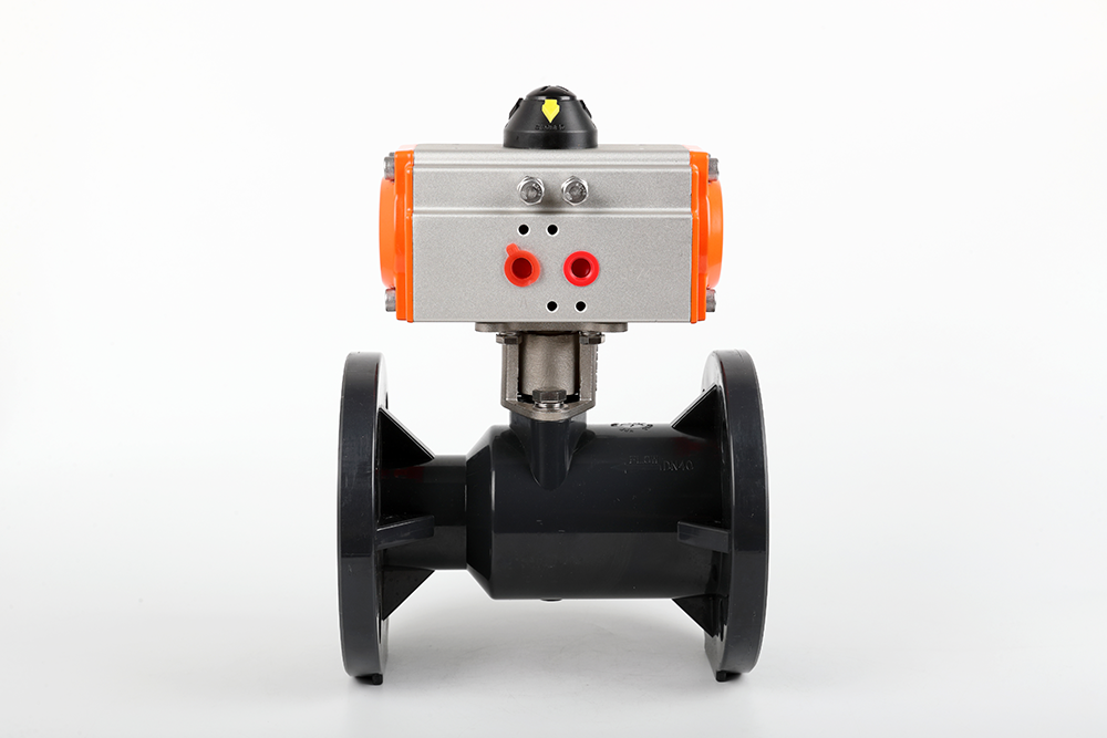 魏县气动法兰一体球阀